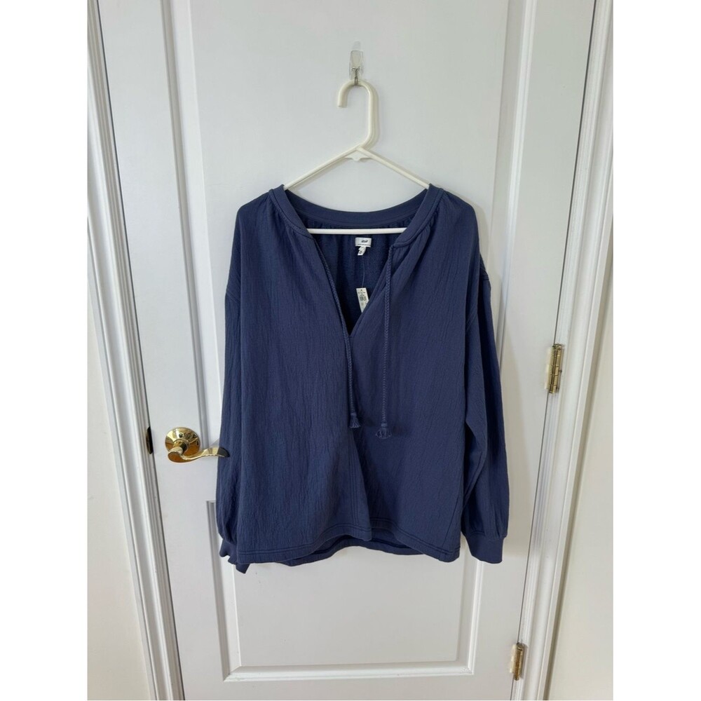 Aerie Easy Street Oversize Boho Sweatshirt Cotton Small